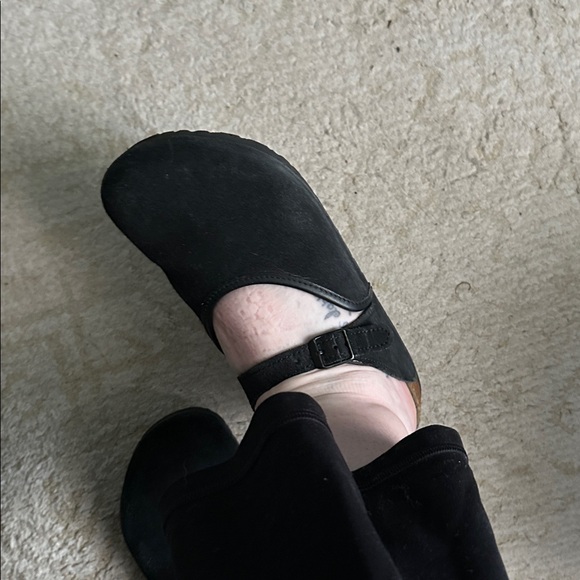 Birkenstock Black Suede Slip-Ons - Picture 8 of 8